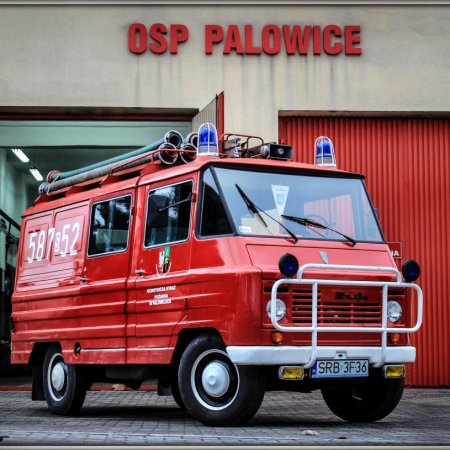 Samochód ratowniczo-gaśniczy 587[S]52 GLM 8 Żuk A-15 z motopompą PO3
