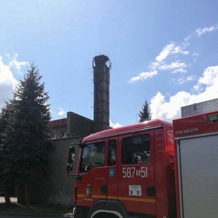 Uszkodzone bocianie gniazdo - 5 maja 2020
