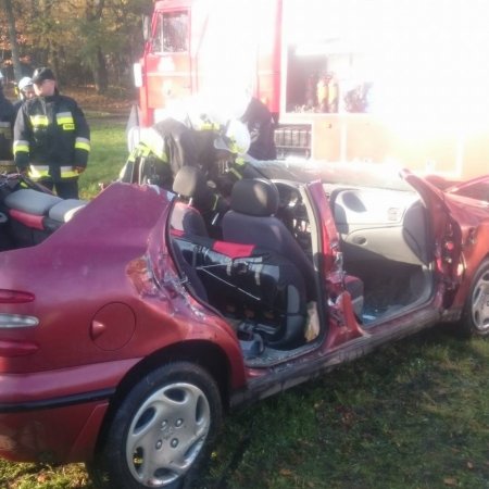 Wypadek drogowy w Bełku - 4 listopada
