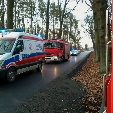 Wypadek samochodu osobowego