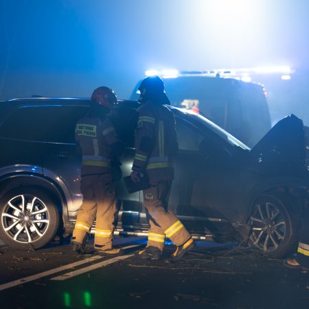 Wypadek samochodu osobowego w Szczejkowicach - 30 grudnia 2022
