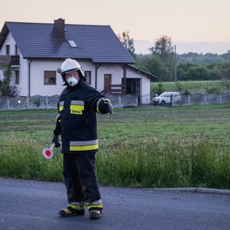 Zabezpieczenie miejsca lądowania LPR - 26 maja 2020
