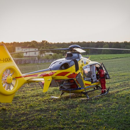 Zabezpieczenie miejsca lądowania LPR - 26 maja 2020
